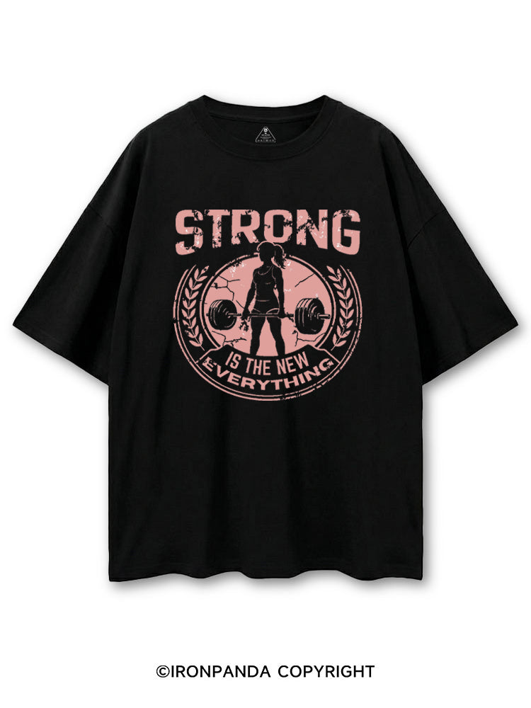 STRONG IS THE NEW EVERYTHING COTTON PUMP COVER