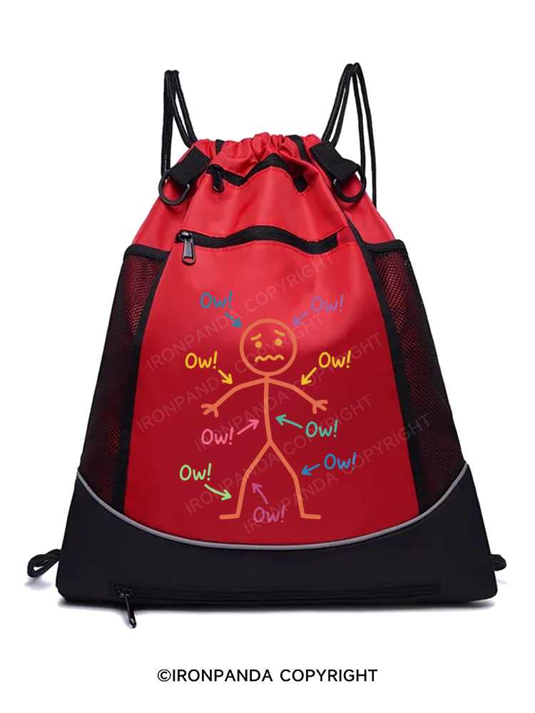 OW! Gym Drawstring Bag