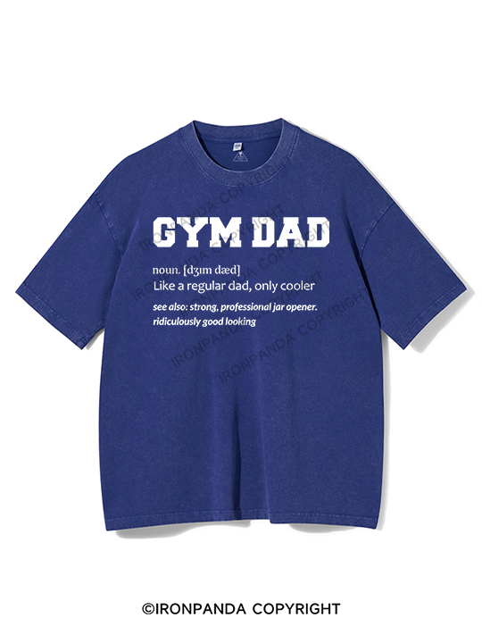 GYM DAD Washed Gym Shirt