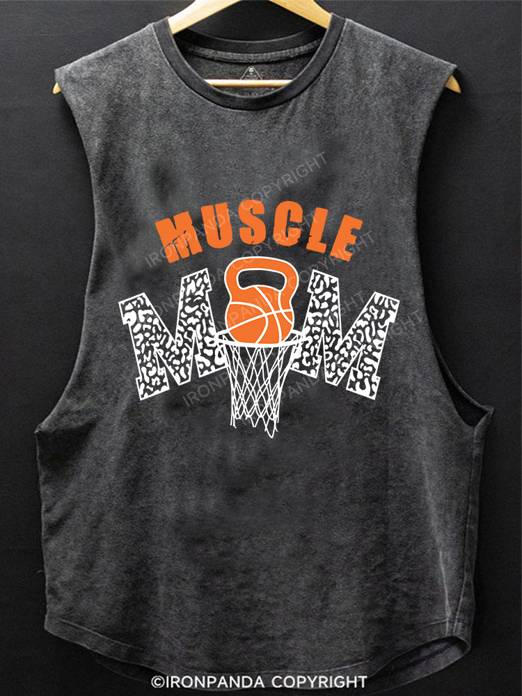 Muscle Mom SCOOP BOTTOM COTTON TANK