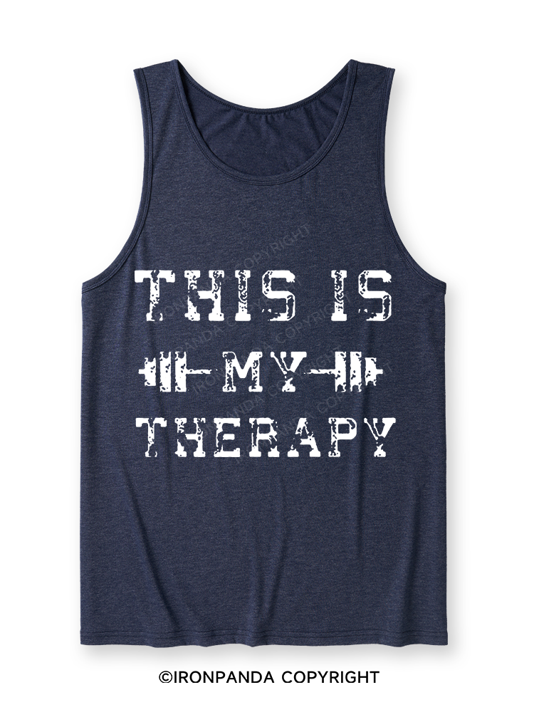 This Is My Therapy Ultra Soft Heather Tank
