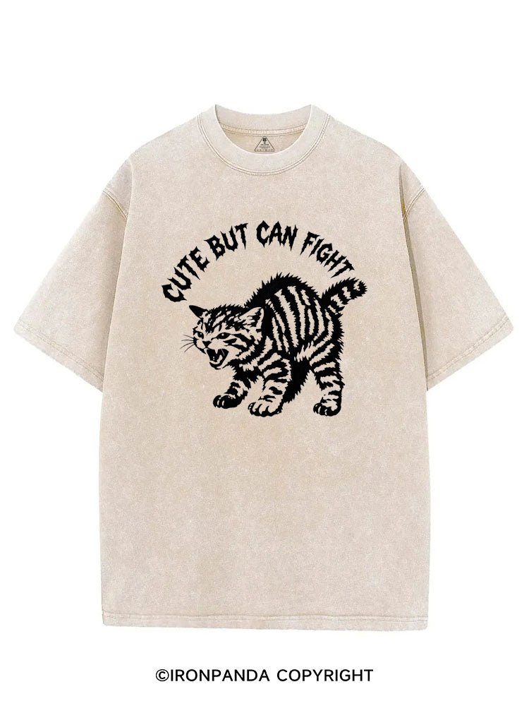 CUTE BUT CAN FIGHT VINTAGE GYM SHIRT