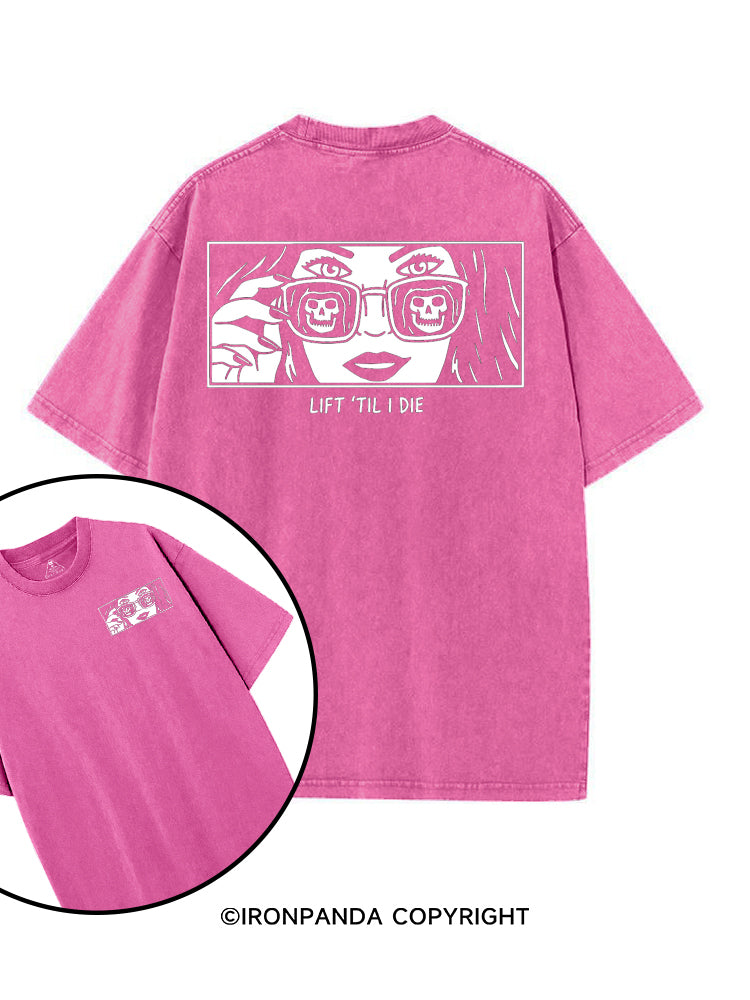 LIFT 'TIL I DIE printed Gym Shirt