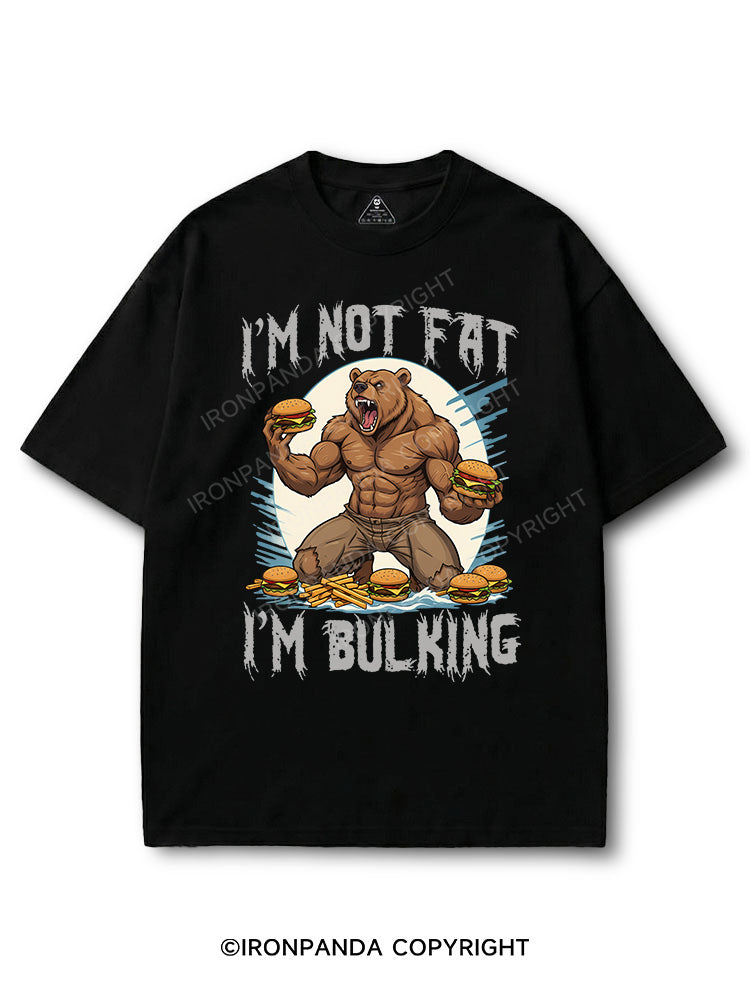 I’M NOT FAT I’M BULKING COTTON PUMP COVER