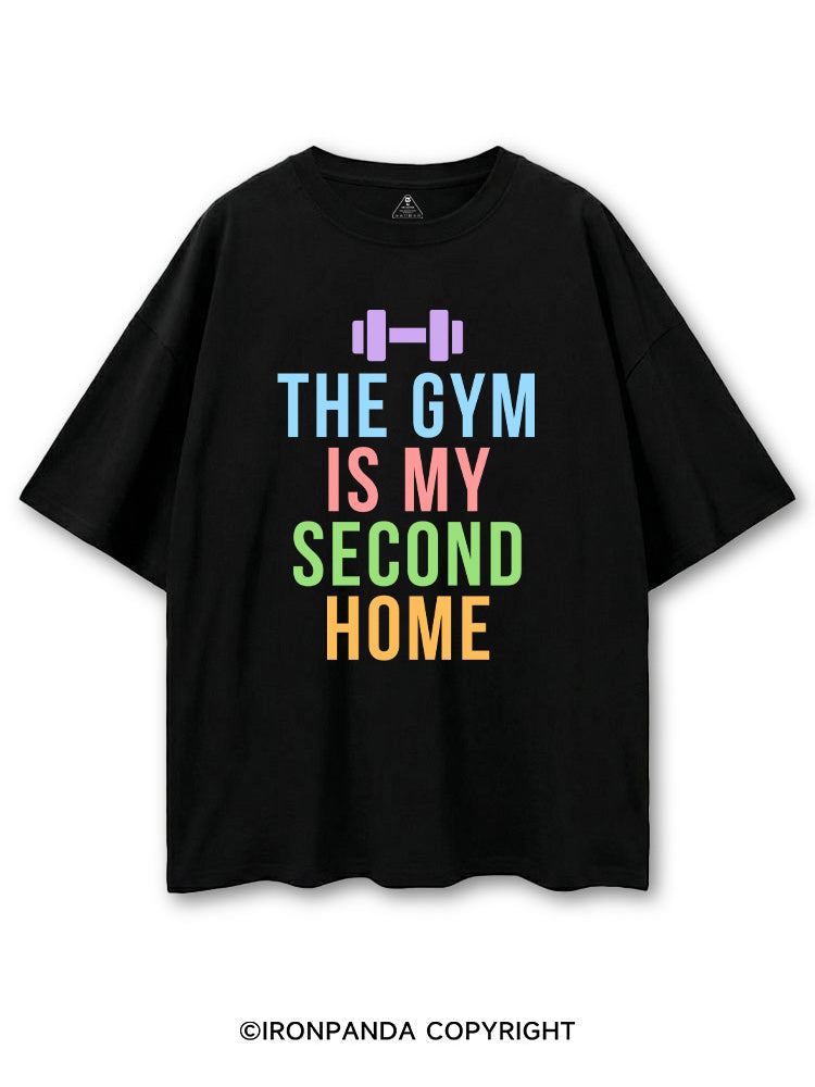 THE GYM IS MY SECOND HOME WORKOUT COTTON PUMP COVER