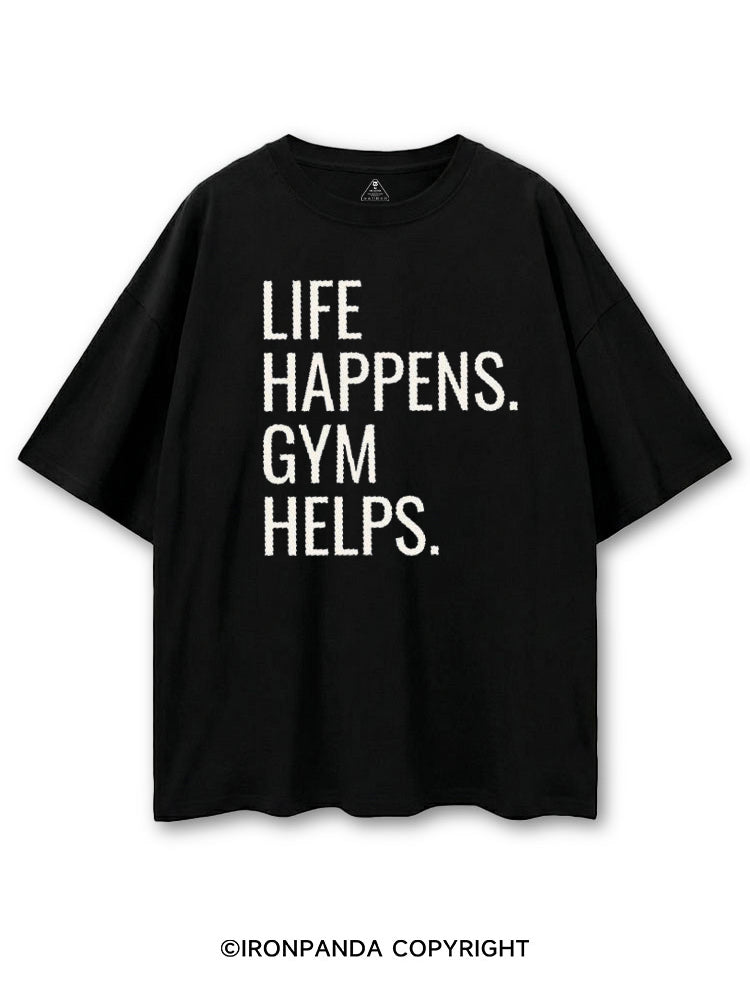 LIFE HAPPENS GYM HELPS COTTON PUMP COVER