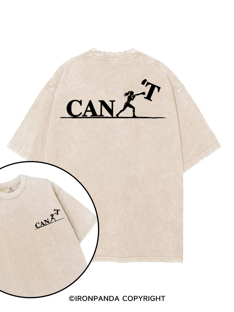 NOW I CAN printed Gym Shirt