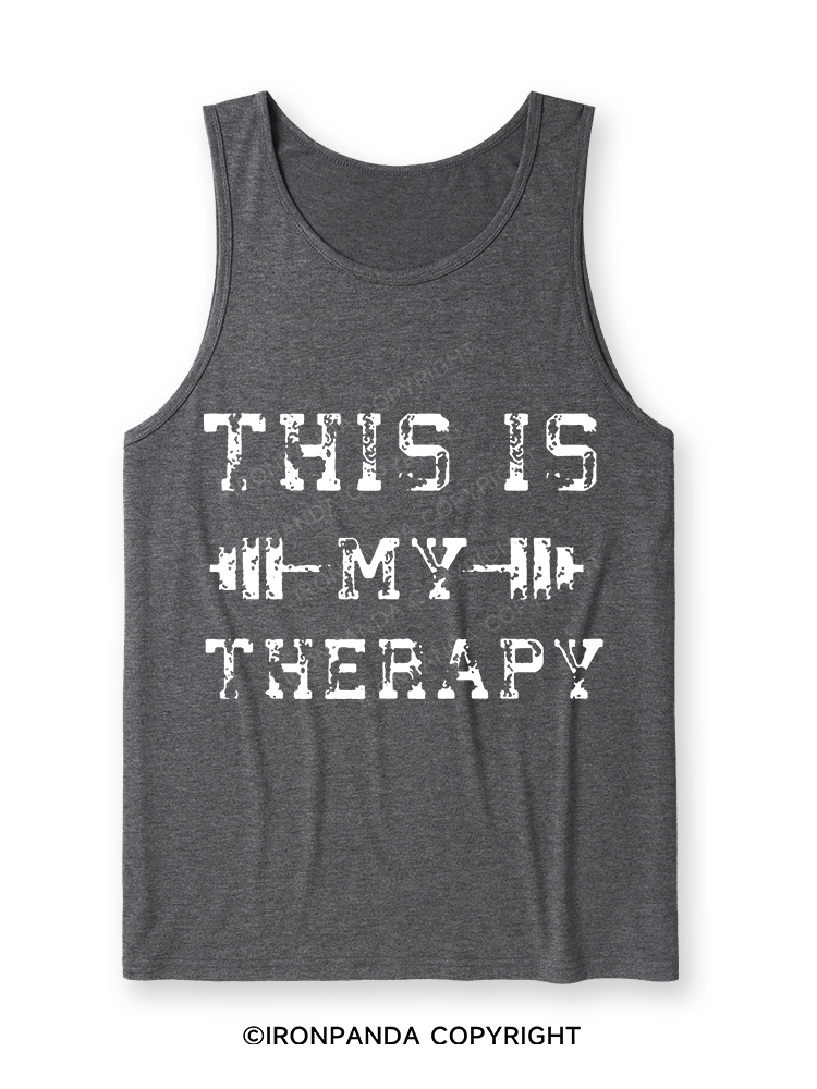 This Is My Therapy Ultra Soft Heather Tank