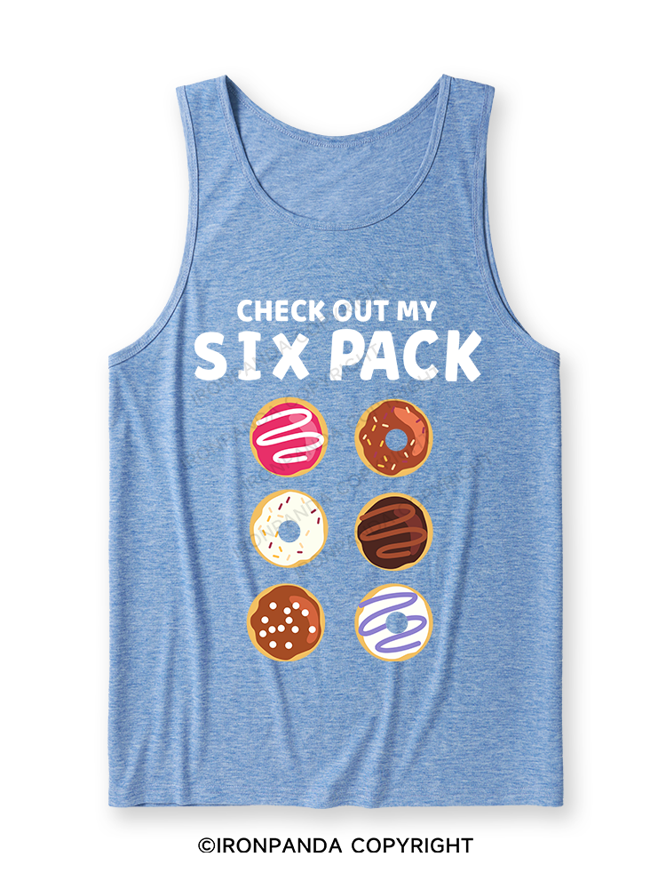 CHECK OUT MY SIX PACK  Ultra Soft Heather Tank
