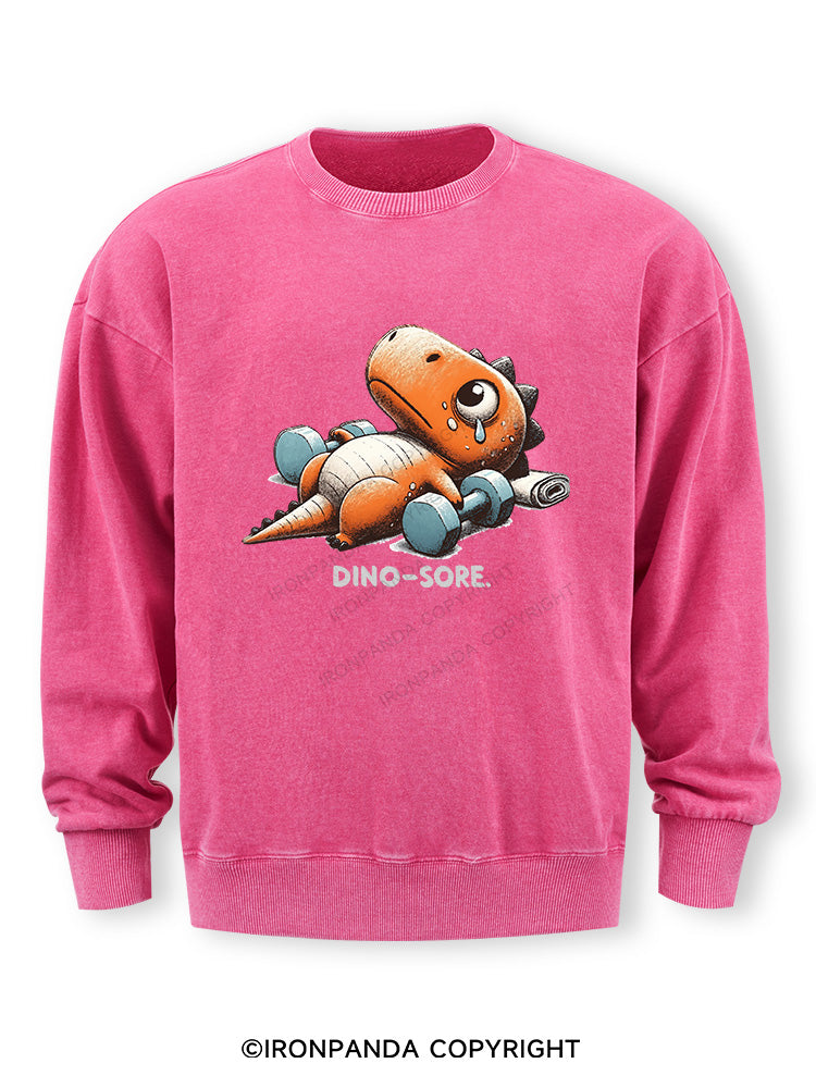 Dino-Sore After Workout Washed Sweatshirt