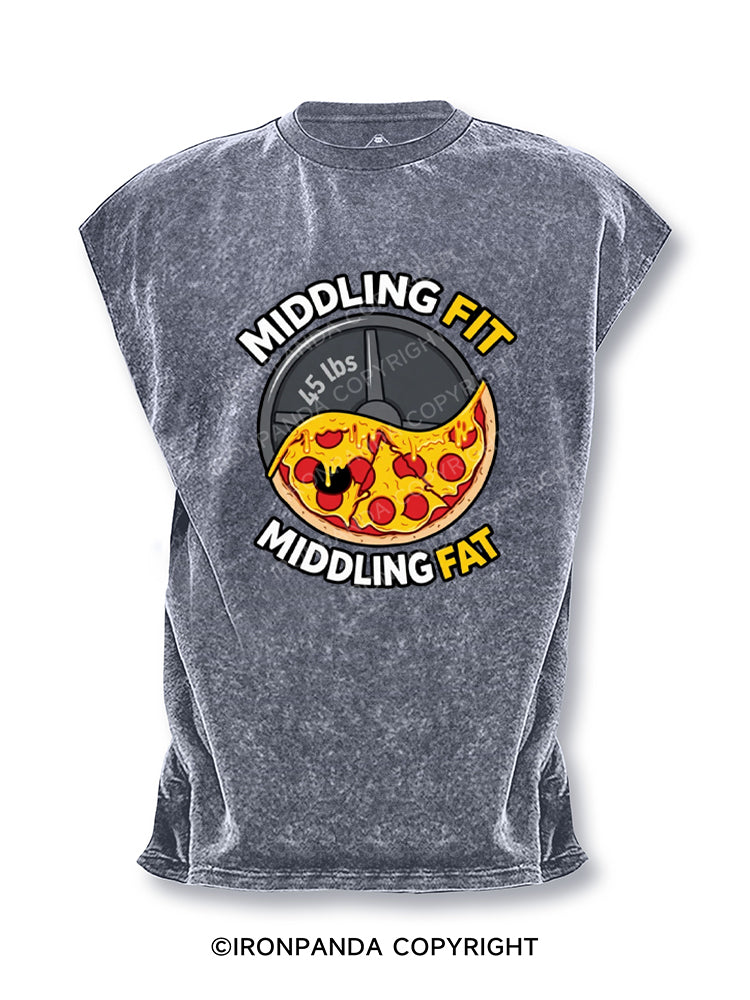 Middling Fit Middling Fat Cut Off Tank