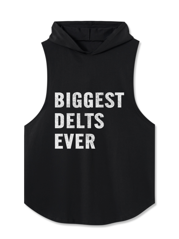 Biggest Delts Ever Hooded Tank