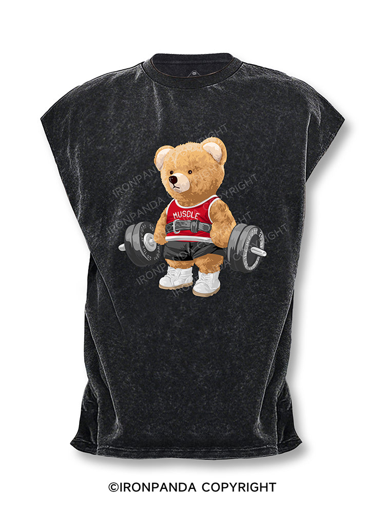 Exercise Bear Cut Off Tank