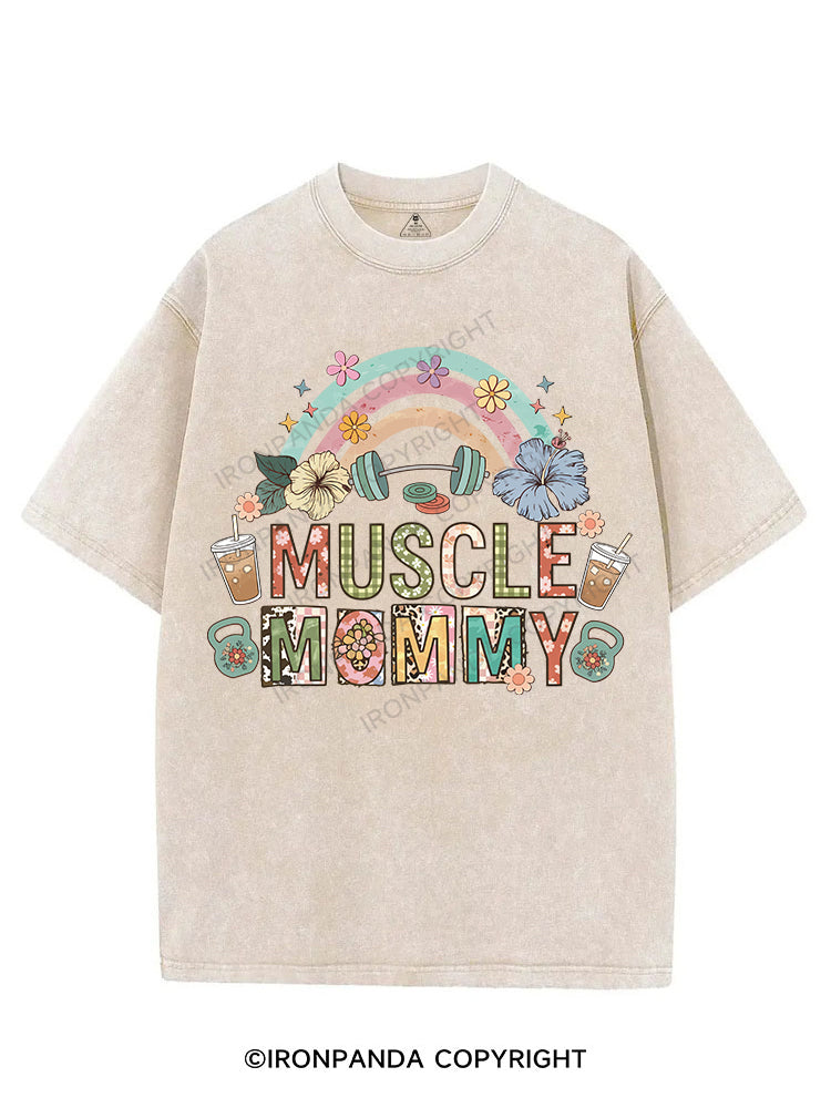MUSCLE MOMMY VINTAGE GYM SHIRT