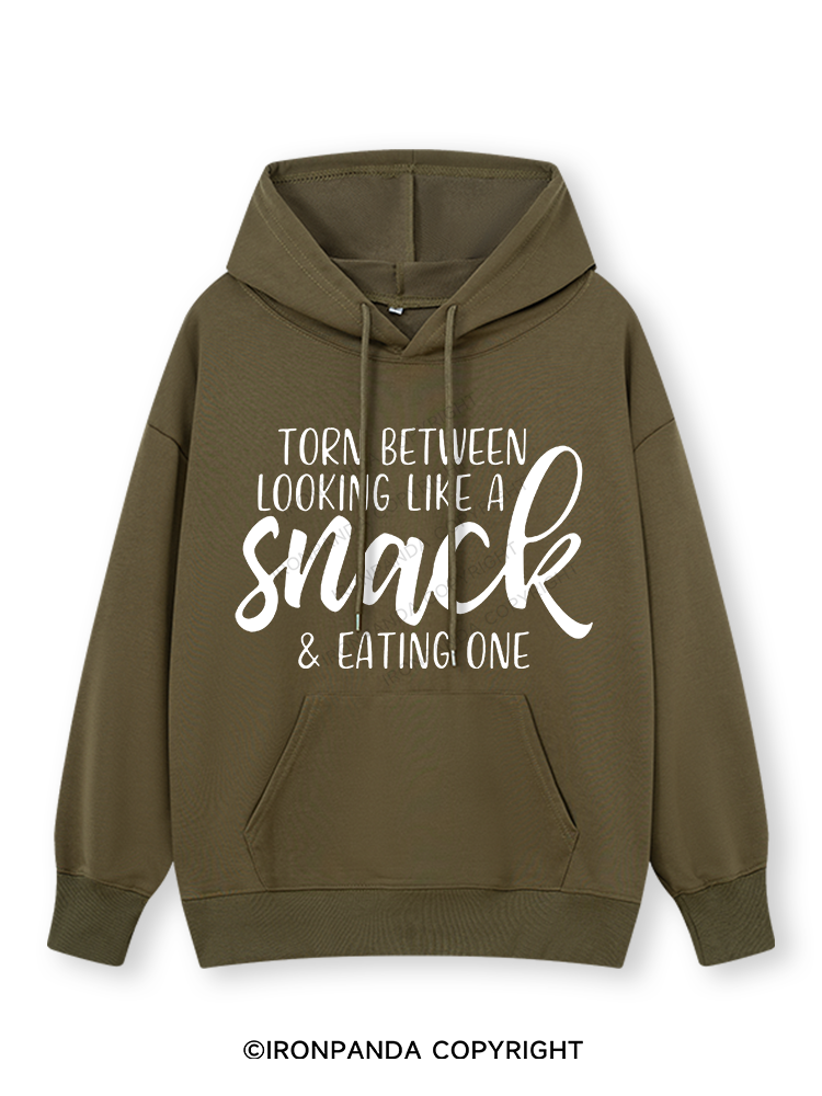 TORN BETWEEN A SNACK AND EAT ONE Classic Gym Hoodie
