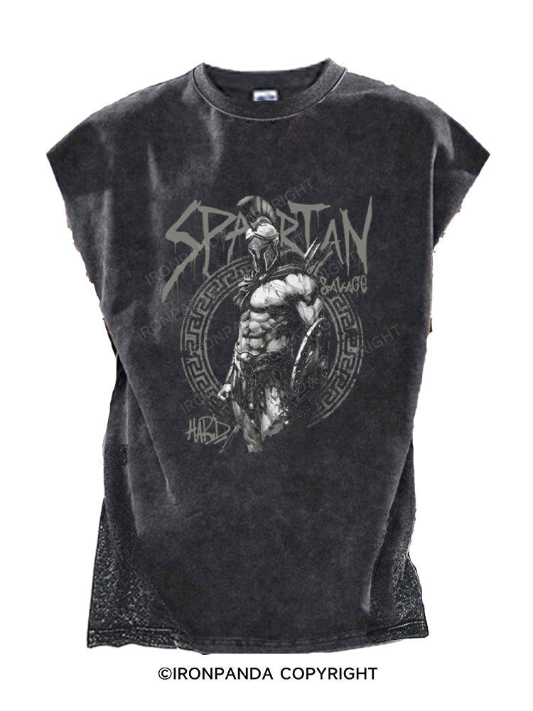Spartan warrior Cut Off Tank