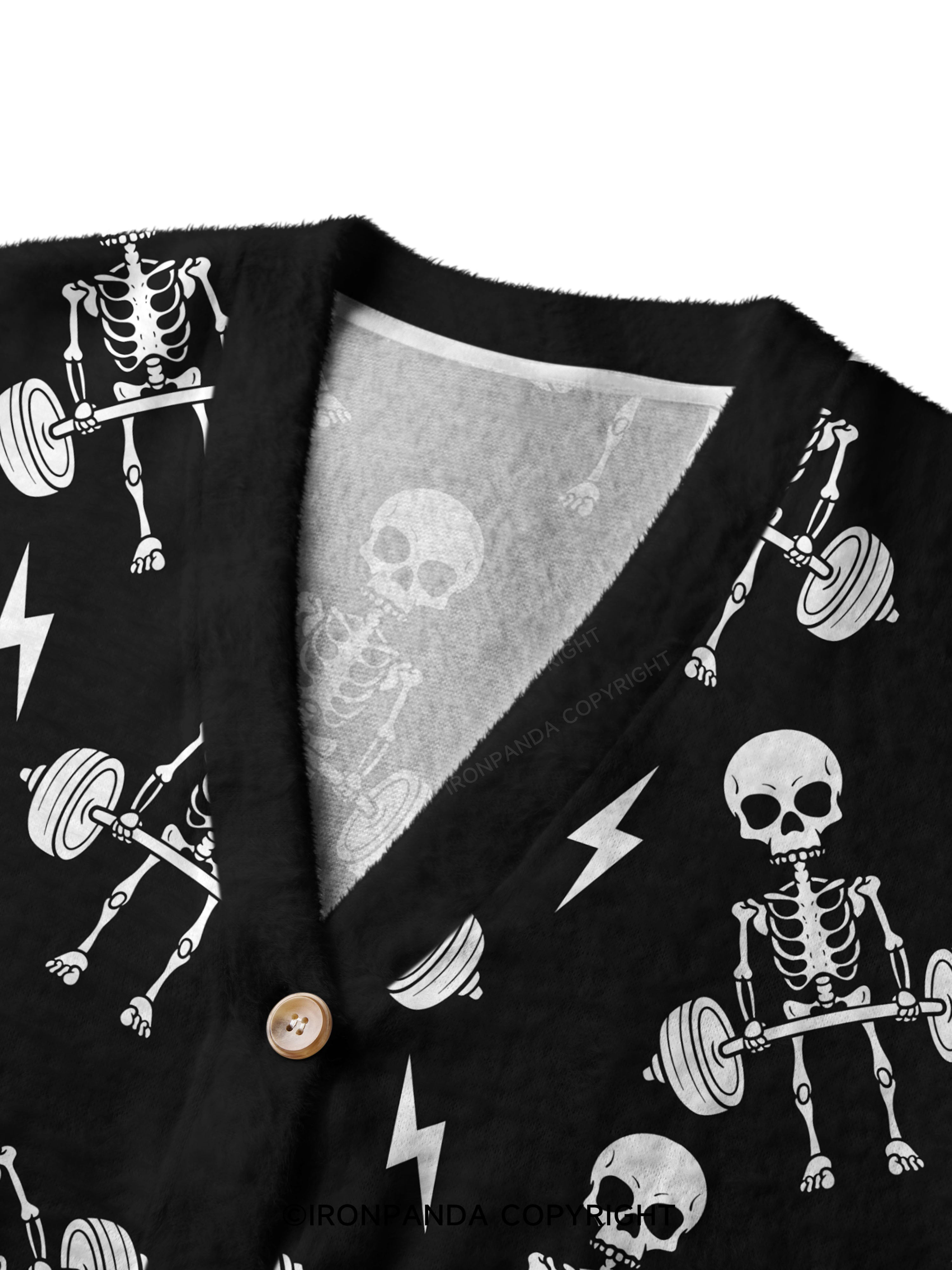 Deadlift Squad Ugly Cardigan Sweater