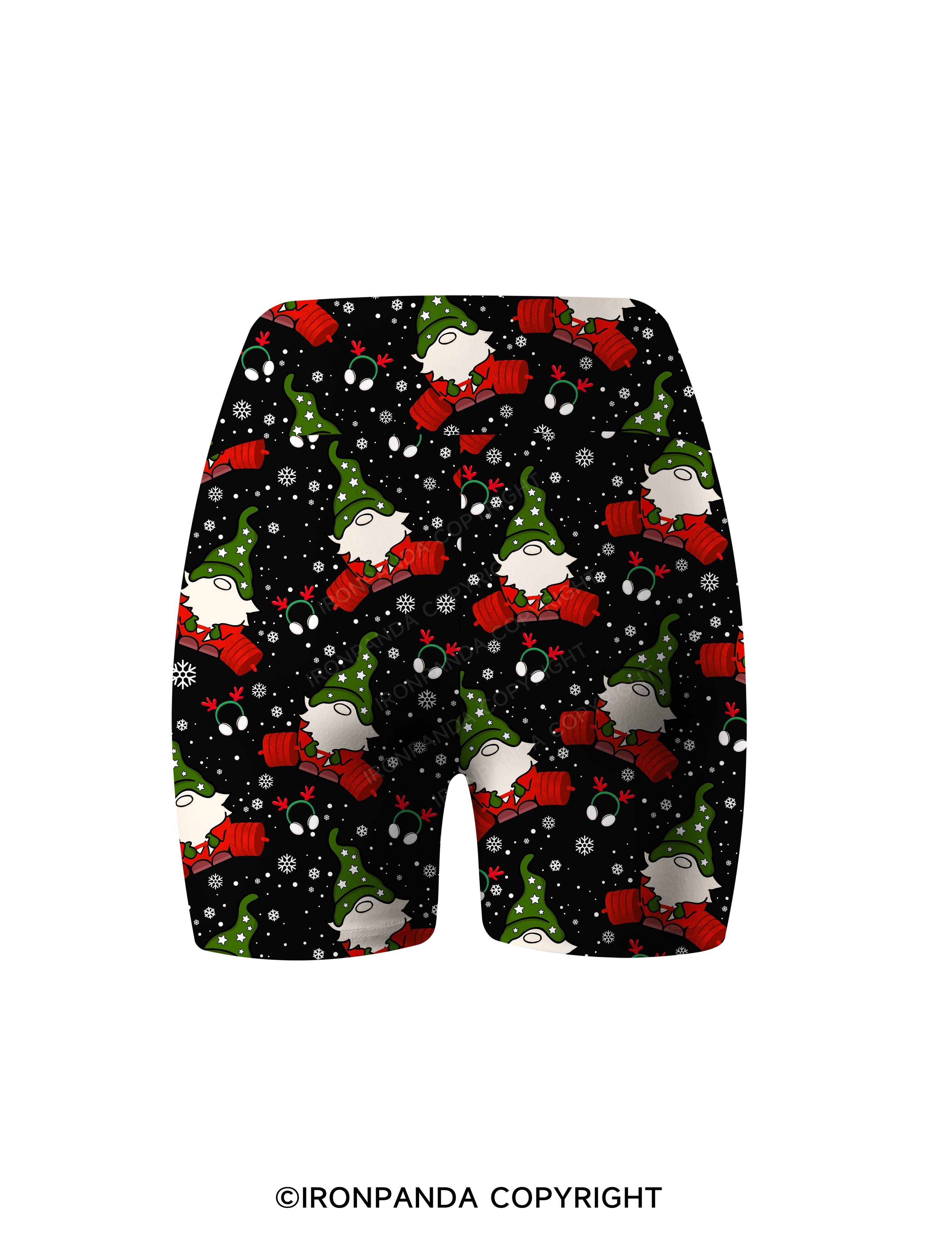 Goblin deadlift Printed Yoga Cycling Shorts