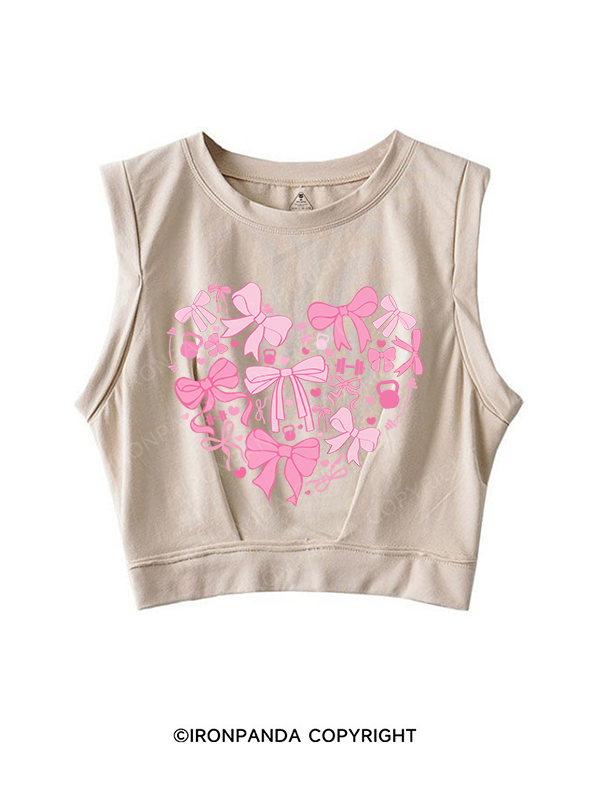 FIT AND FABULOUS SLEEVELESS CROP TOPS