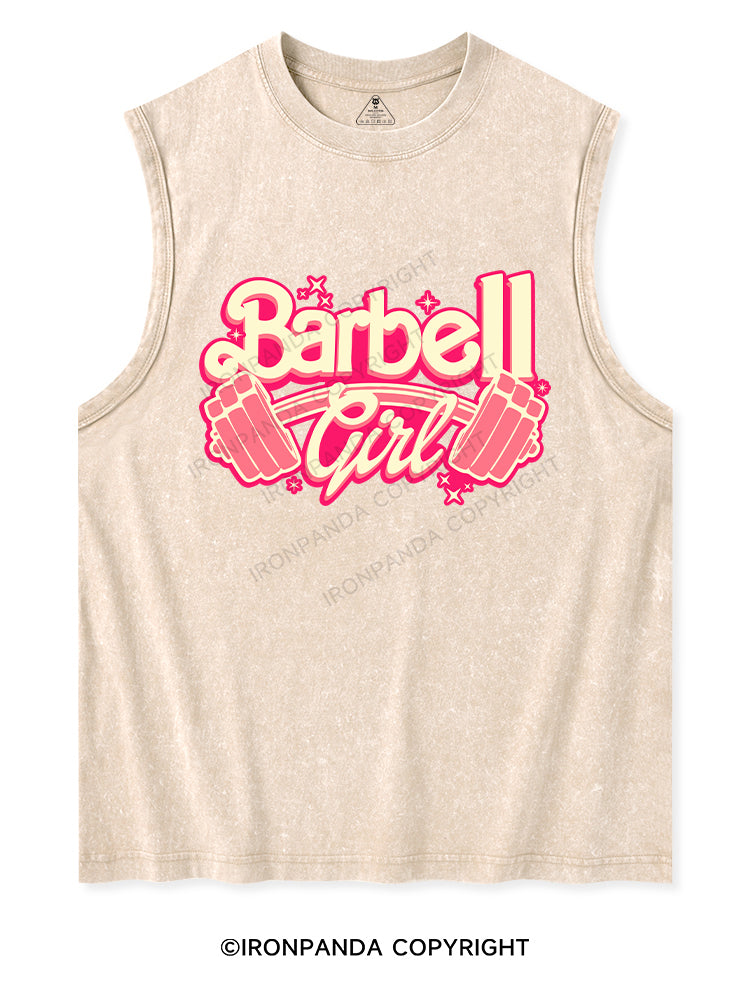 BARBELL GIRL Washed Tank