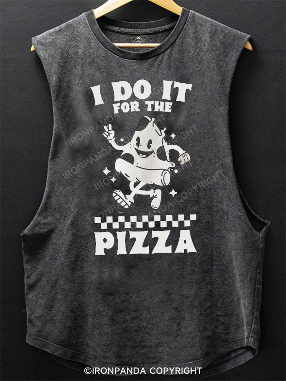 Weightlifting Pizza Scoop Bottom Cotton Tank