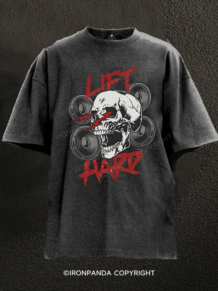 LIFT HARD Washed Gym Shirt