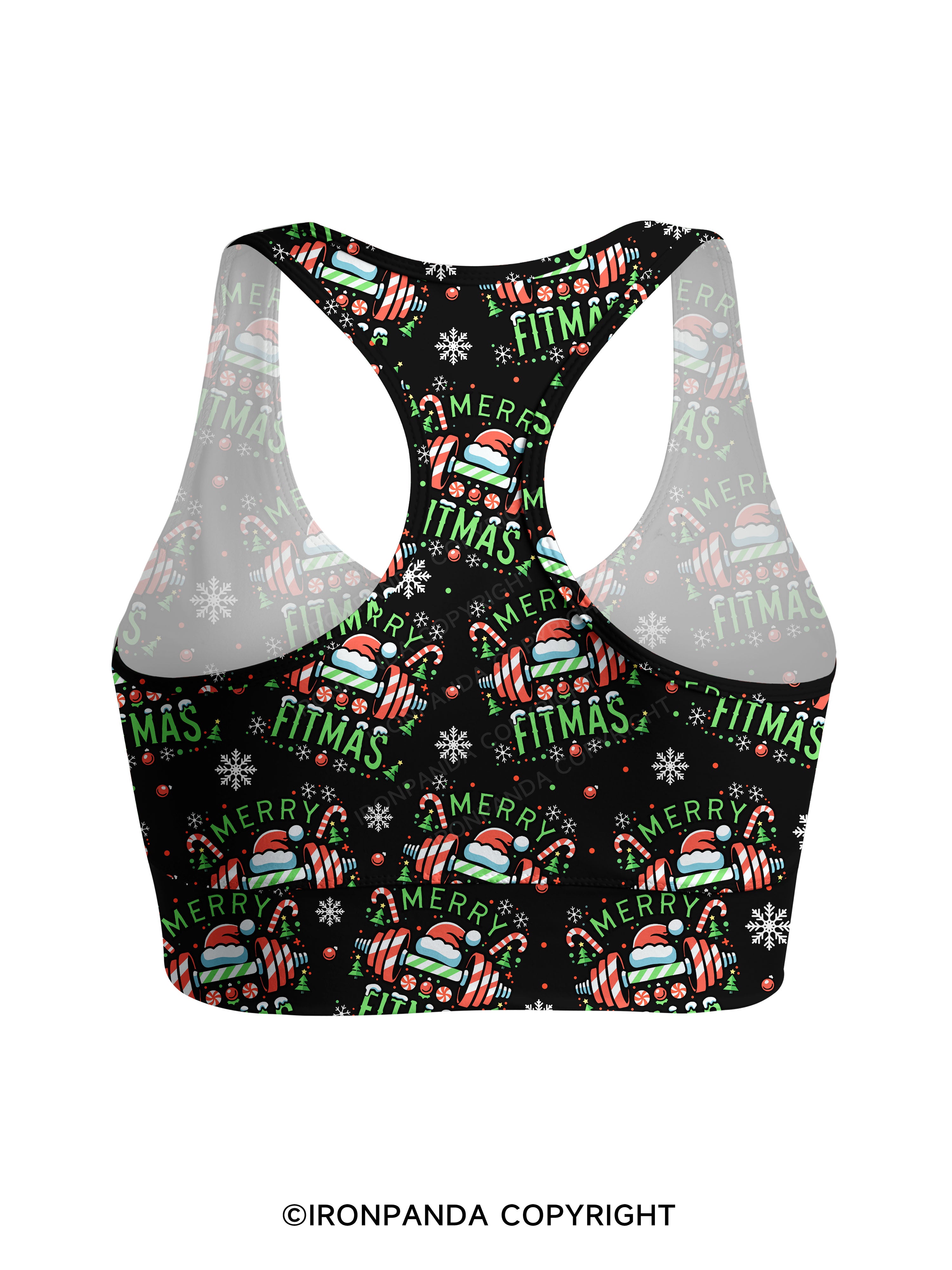 MERRY FITMAS Racerback Sports Bra