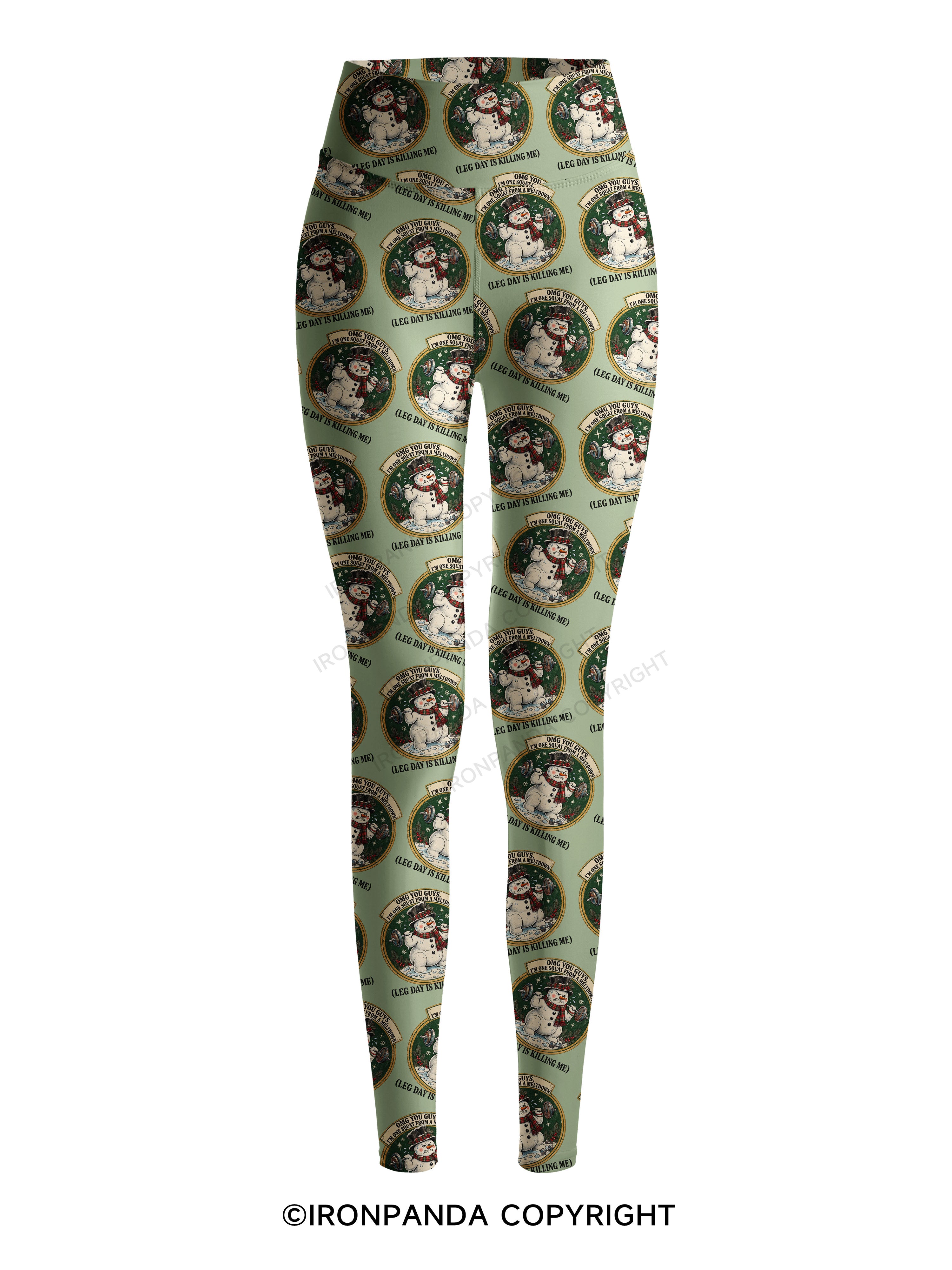 OMG YOU GUYS, I'M ONE SQUAT FROM A MELTDOWN (LEG DAY IS KILLING ME) Printed Yoga Pants