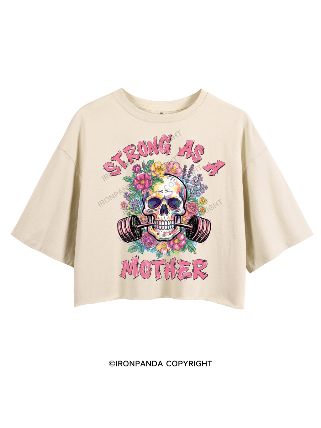 STRONG AS A MOTHER CROP TOPS