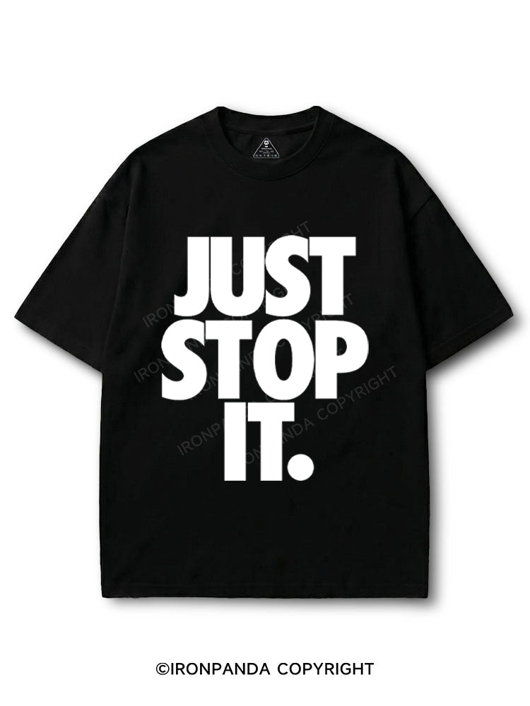 Just Stop It. COTTON PUMP COVER