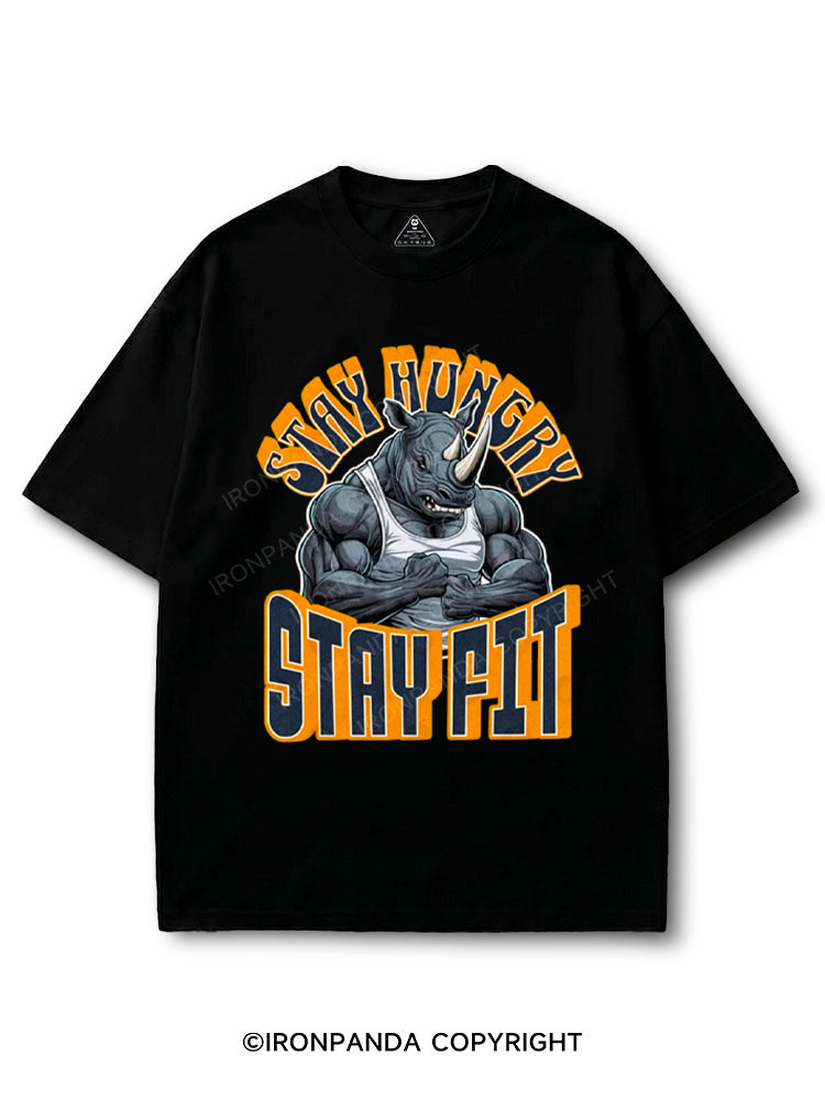 Stay Hungry Stay Fit Gym Motivation COTTON PUMP COVER