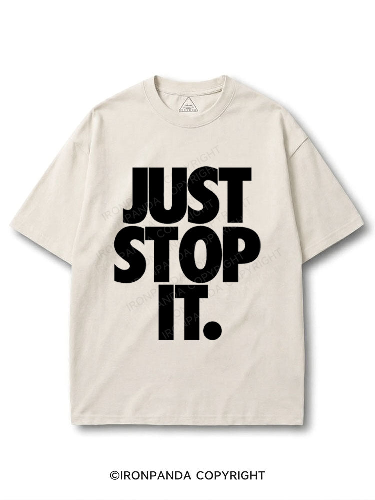 Just Stop It. COTTON PUMP COVER