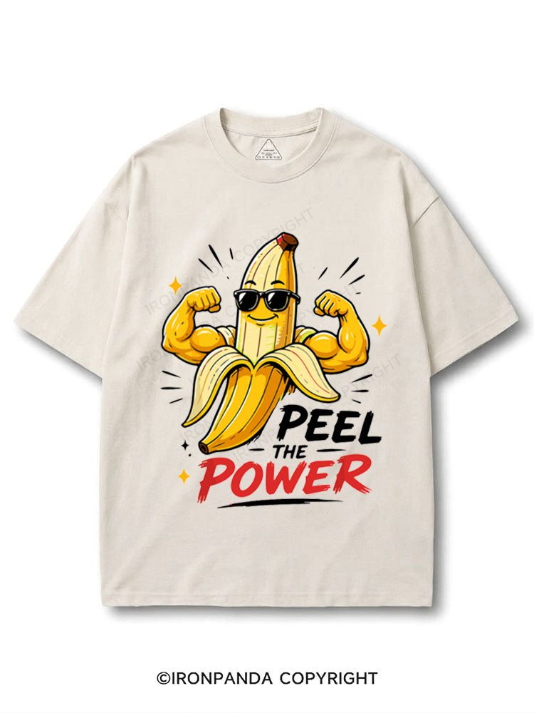 Peel The Power Funny Strong Banana COTTON PUMP COVER