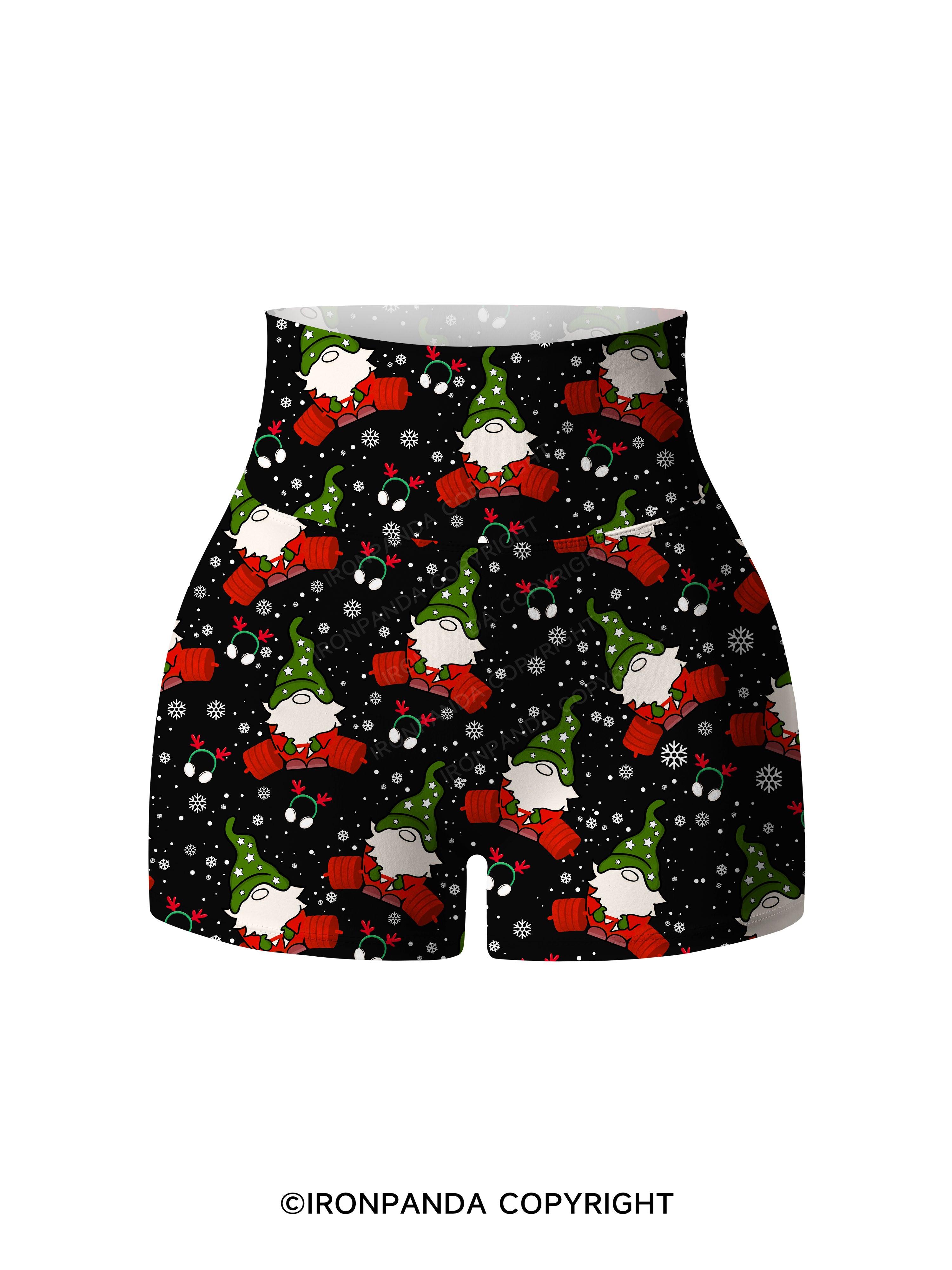 Goblin deadlift Printed Yoga Shorts
