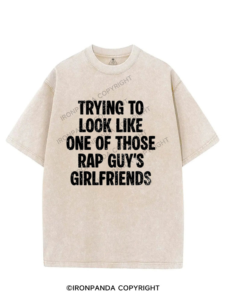 trying to look like one of those rap guy's girlfriends VINTAGE GYM SHIRT