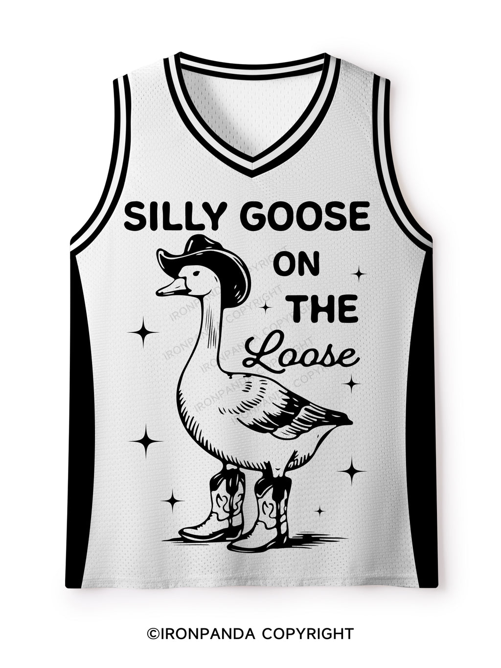 SILLY GOOSE ON THE LOOSE Mesh Tank Top