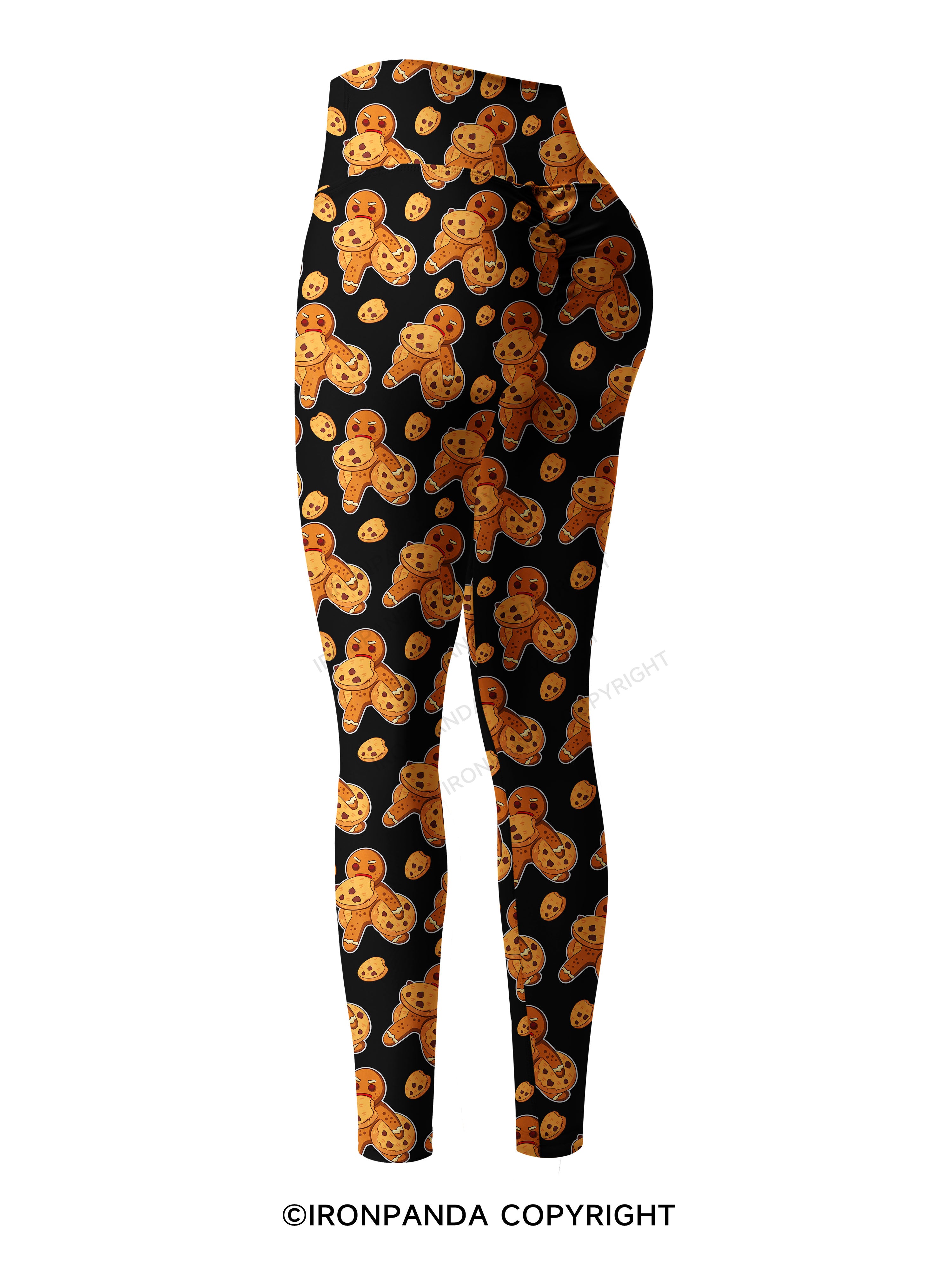 I DID IT ALL FOR THE COOKIES Printed Yoga Pants