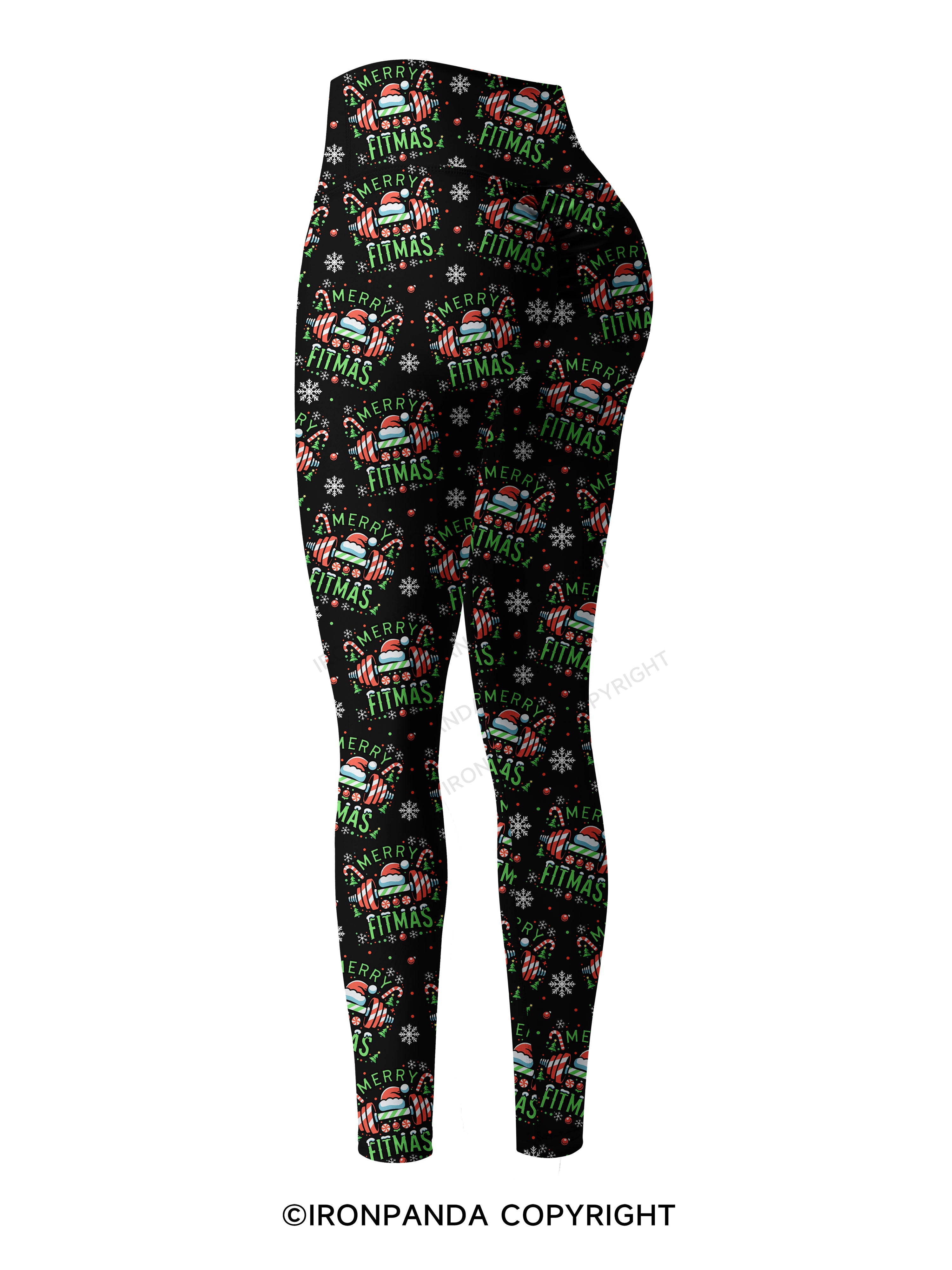 MERRY FITMAS Printed Yoga Pants