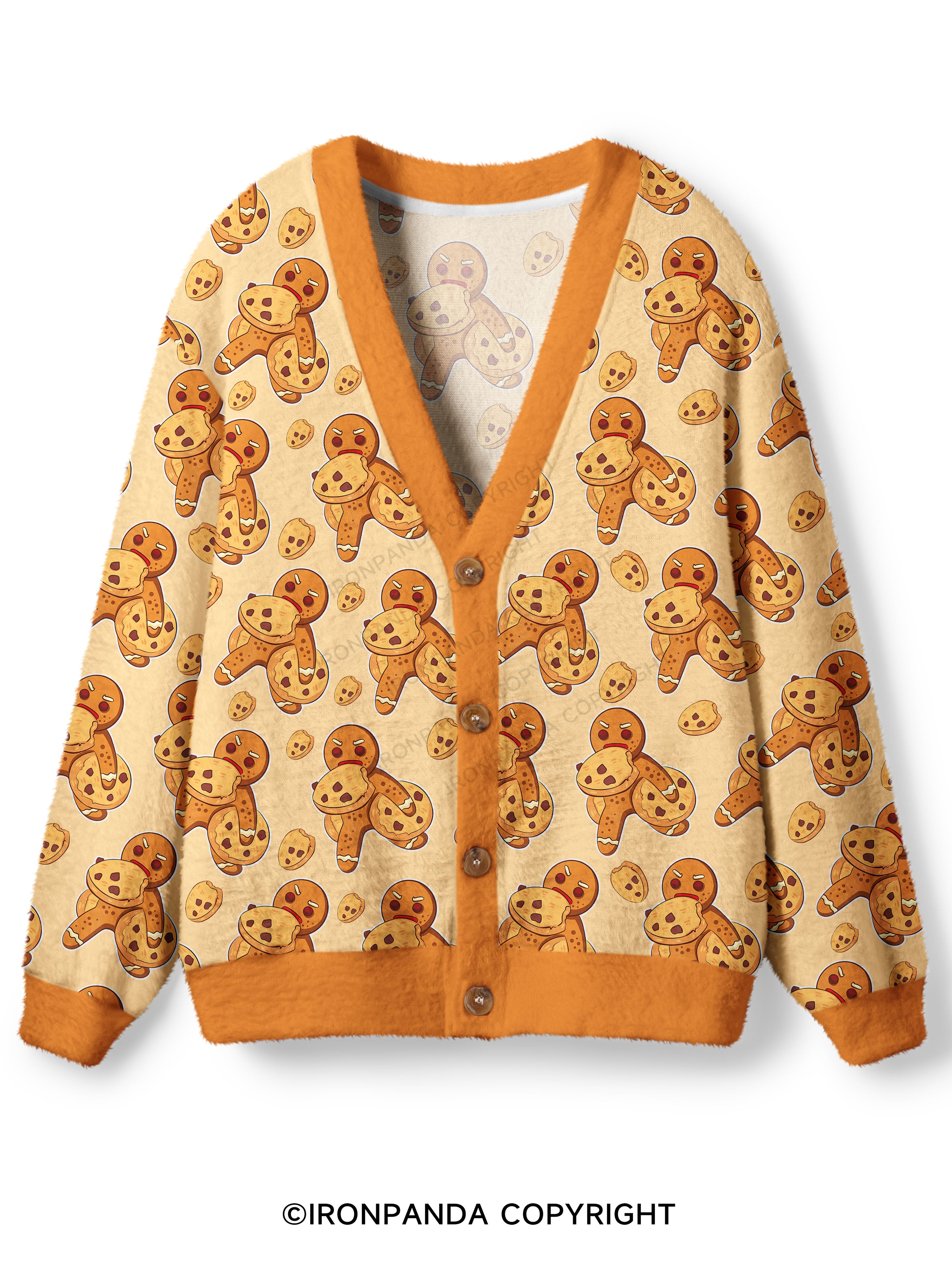 I DID IT ALL FOR THE COOKIES Ugly Cardigan Sweater