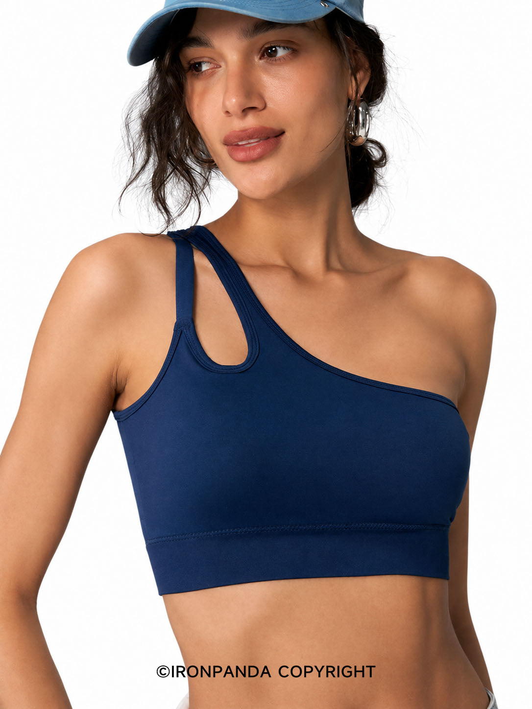 Single‑Strap One‑Shoulder Sports Bra