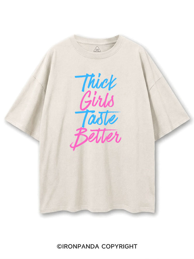THICK GIRLS TASTE BETTER COTTON PUMP COVER