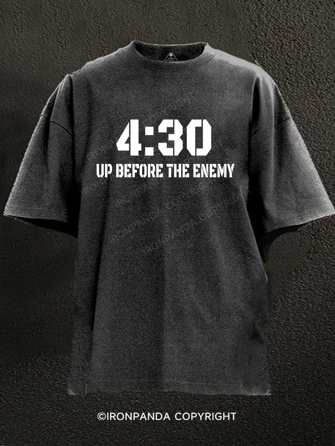 Up Before the Enemy Washed Gym Shirt