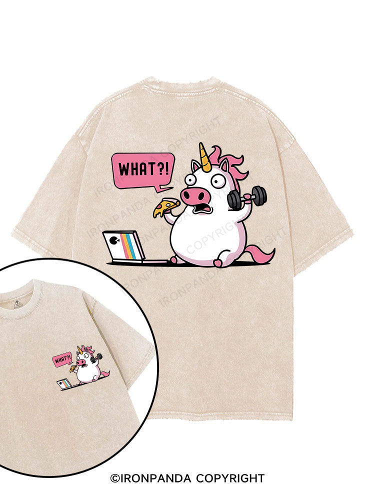 What  Unicorn printed Gym Shirt