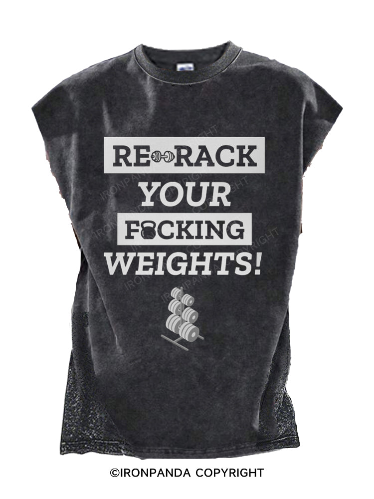 Re-rack your fing weights! Cut Off Tank