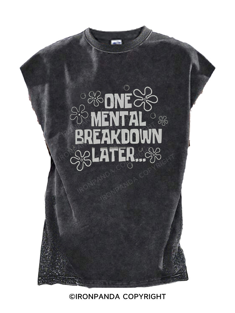 One mental breakdown later... Cut Off Tank