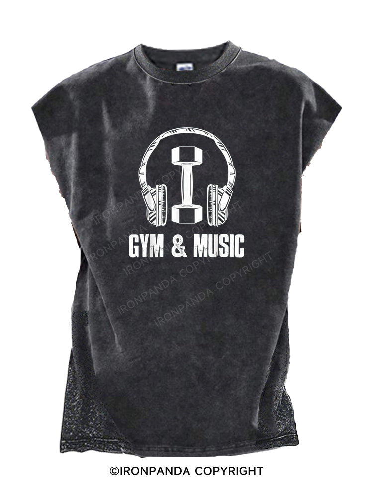 Gym & Music Cut Off Tank