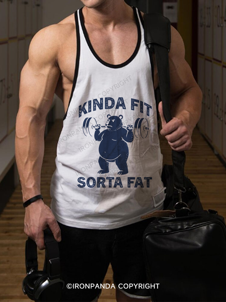 Kinda Fit Sorta Fat Stringer Gym Vest