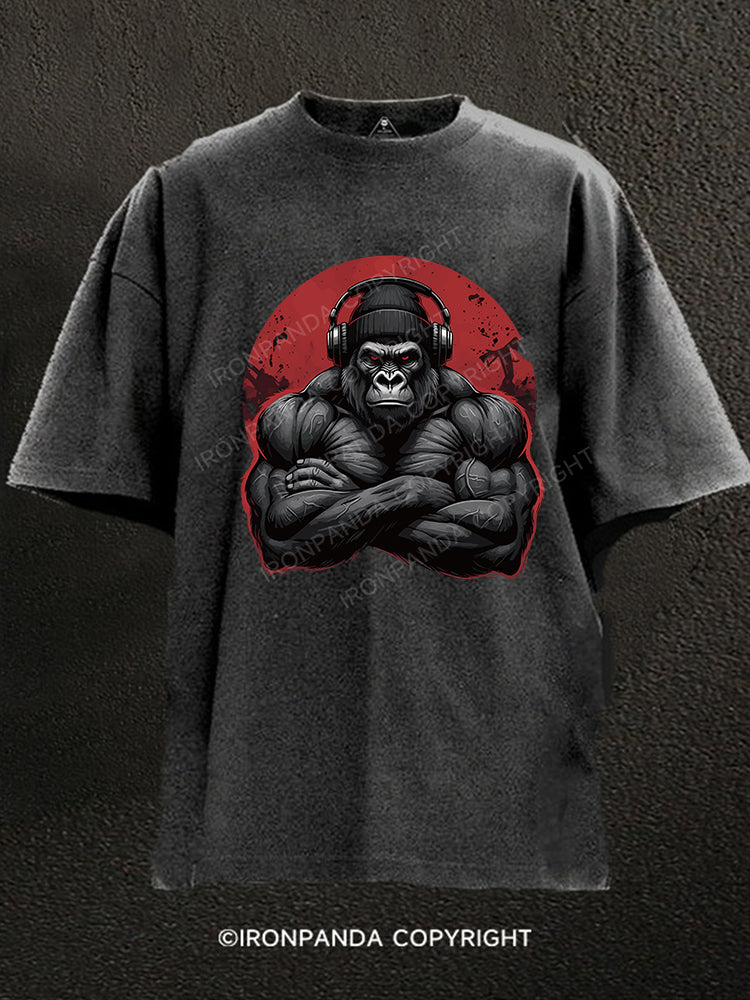 MUSCLE GORILLA Washed Gym Shirt