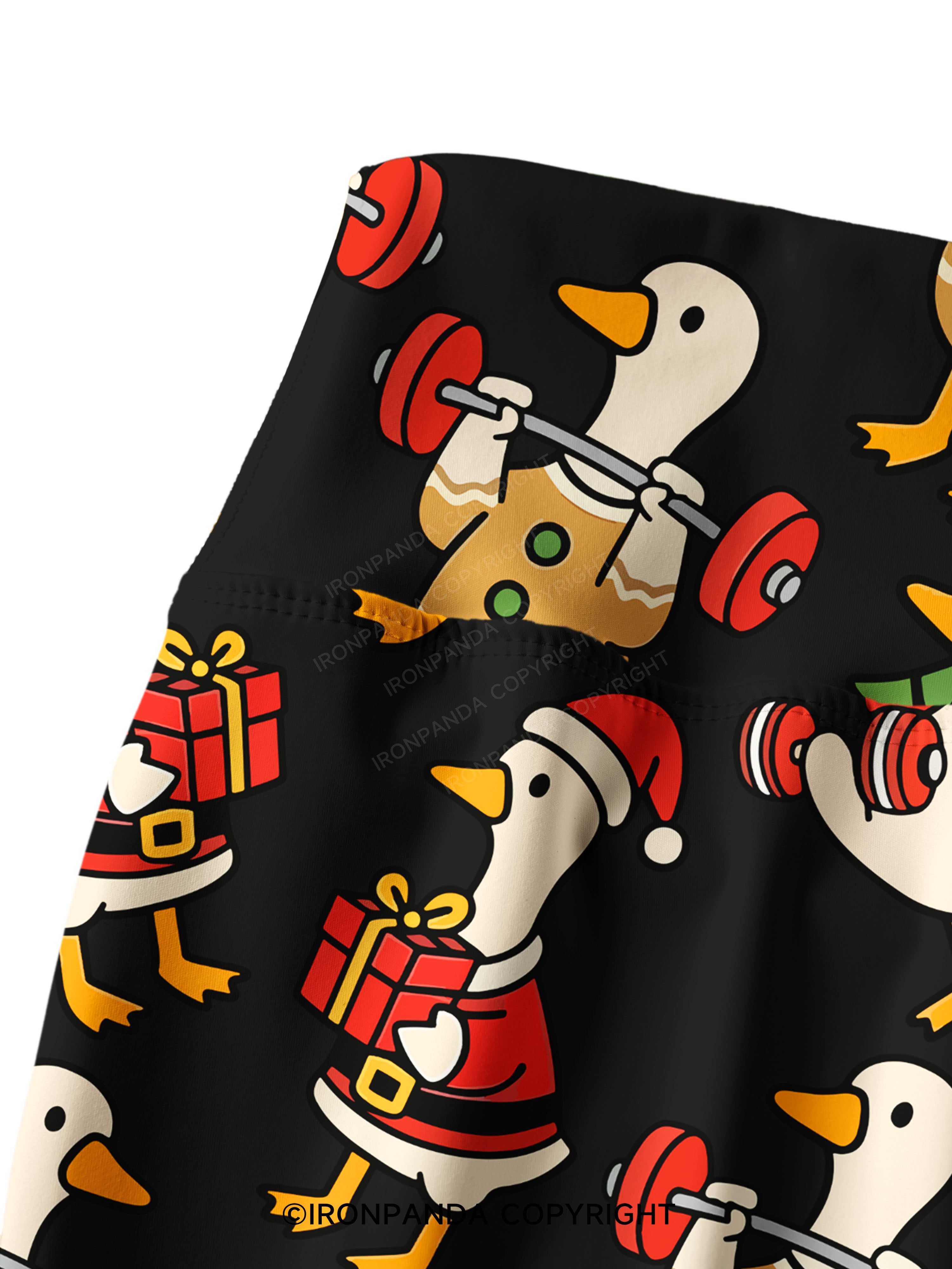 JUST A JOLLY GYM GOOSE Printed Yoga Pants
