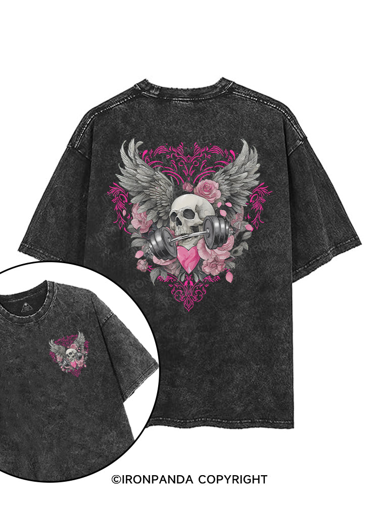 Bone Wings Lift printed Gym Shirt